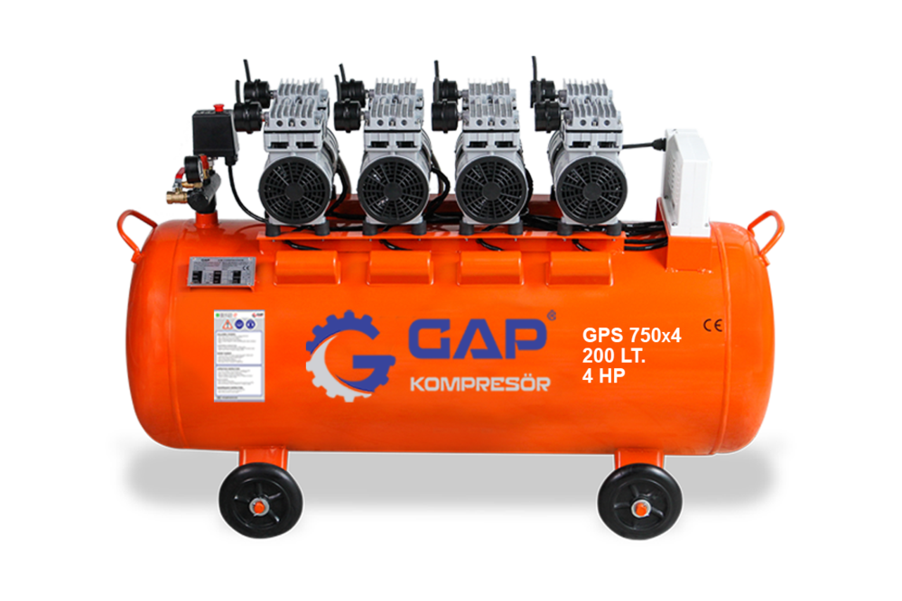 GAP KOMPRESÖR 200 LT SESSİZ YAĞSIZ